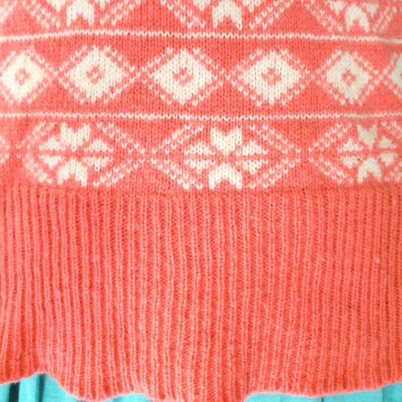 GAP Lambs Wool Knit Sweater Salmon S - Picture 3 of 5